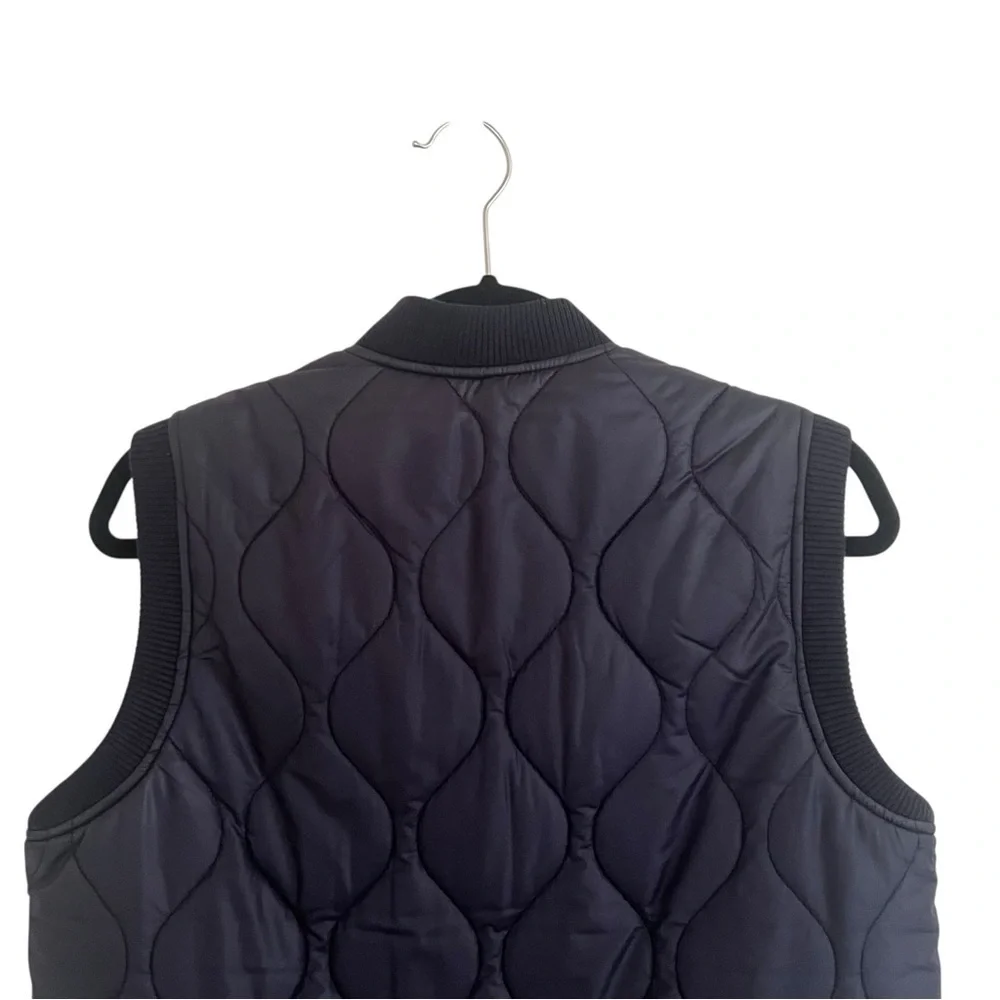 Saint James Maelie Navy Blue Quilted Vest NWT Size FR 40